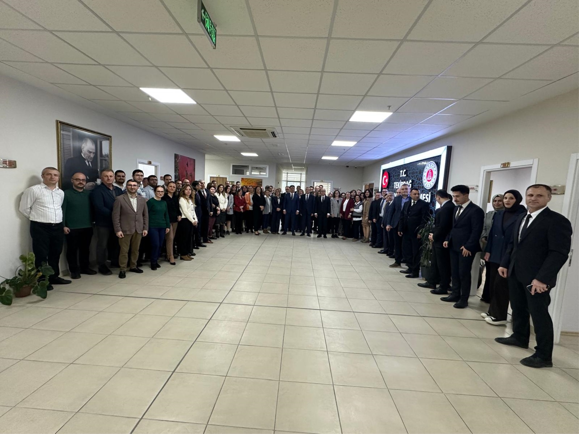 Tekirdağ Bölge Adliye Mahkemesinde Bayramlaşma Töreni Yapıldı