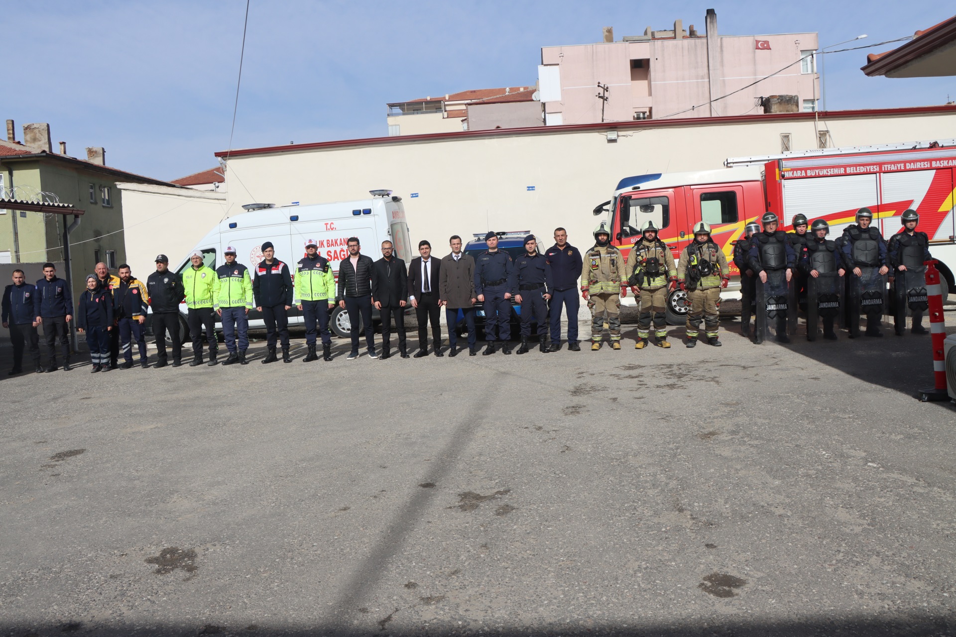 OLAĞANÜSTÜ DURUMLARA KARŞI YANGIN TATBİKATI