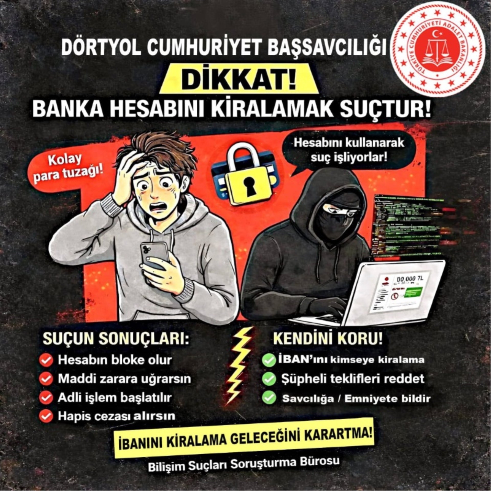 HESABINI KİRALAMA GELECEĞİNİ KARARTMA
