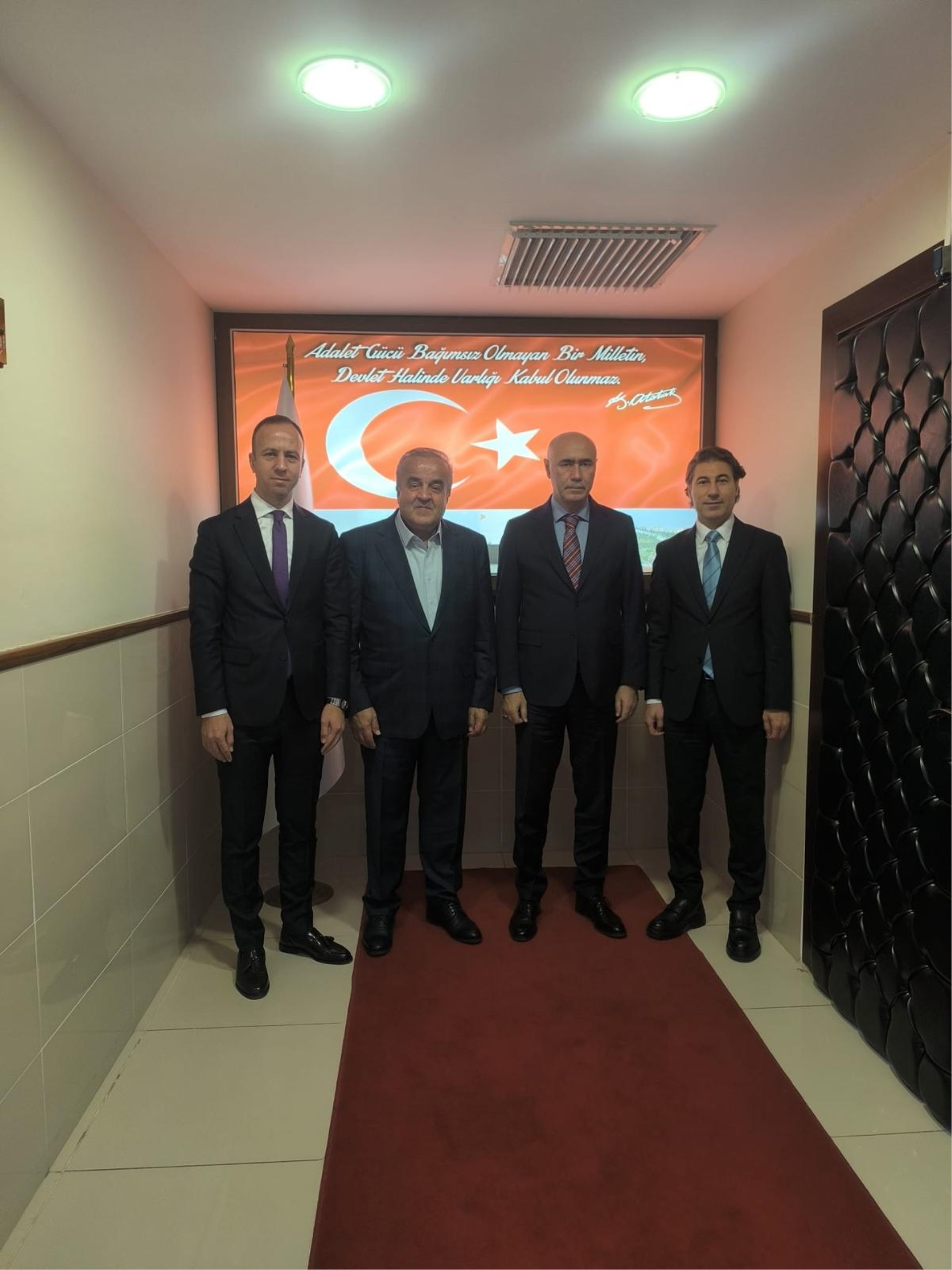 HSK 2. Daire Üyeleri Cengiz AYDEMİR ve Alişan TİRYAKİ Adliyemizi Ziyaret Etti. 