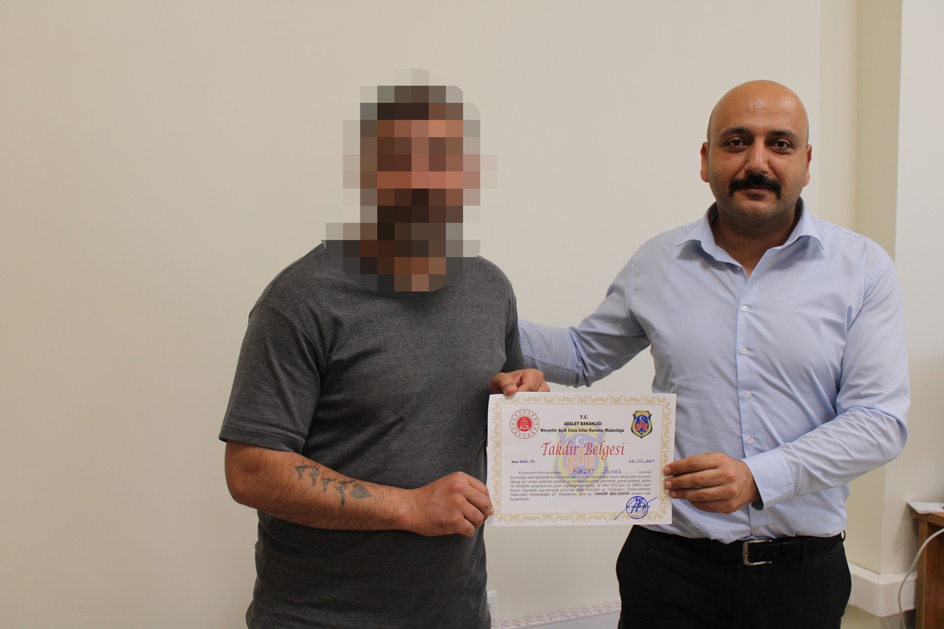 Hükümlüler için Ödül Töreni Düzenlendi