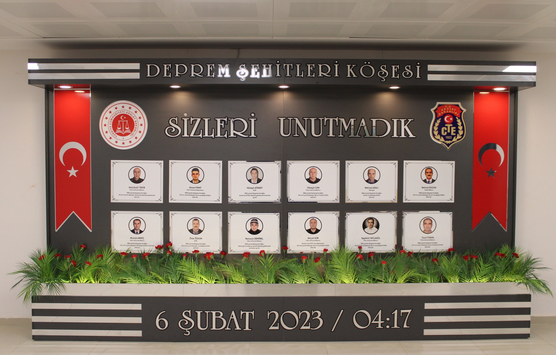 6 Şubat Deprem Şehitlerini Anma Programı