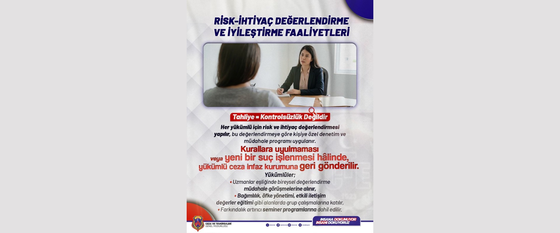 Tahliye = Kontrolsüzlük Değildir