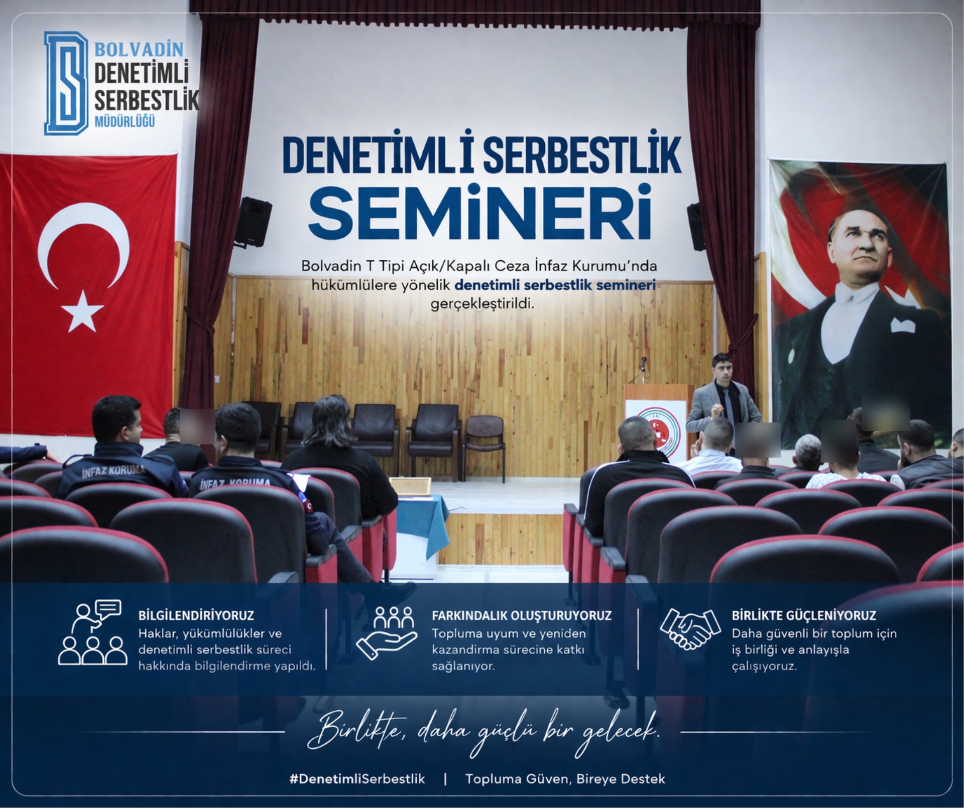Ceza İnfaz Kurumlarına Denetimli Serbestlik Sistemi Bilgilendirme Semineri Gerçekleştirildi