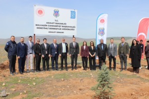 Bolvadin Denetimli Serbestlik Müdürlüğü Adalet Ormanı Ağaç Dikim Etkinliği