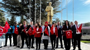 Bolvadin Denetimli Serbestlik Müdürlüğünde Türk Bayrağı Etkinliğiyle Millî Değerler Vurgulandı