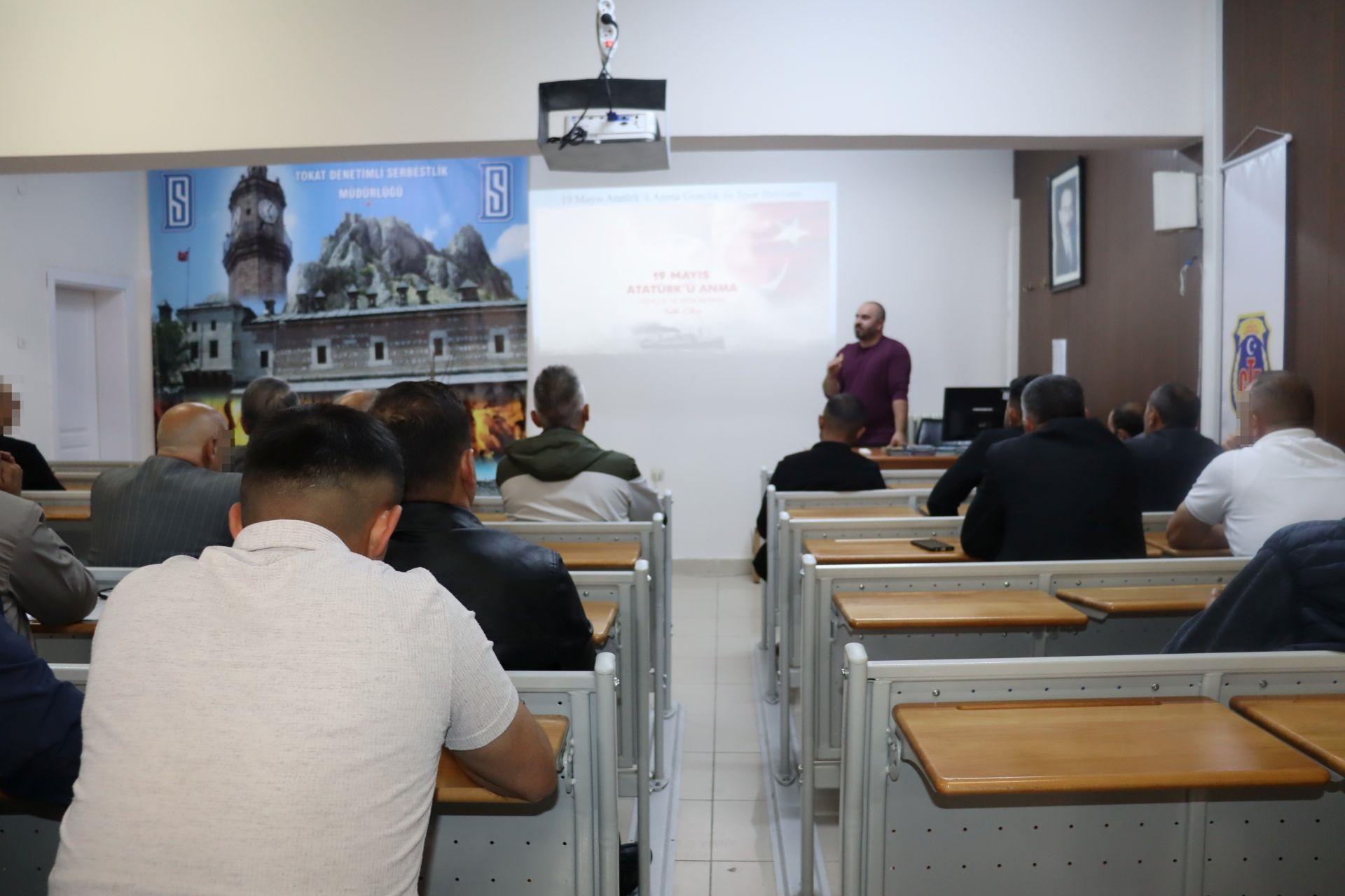 TOKAT DENETİMLİ SERBESTLİK MÜDÜRLÜĞÜ’NDE 19 MAYIS RUHU DALGALANDI!