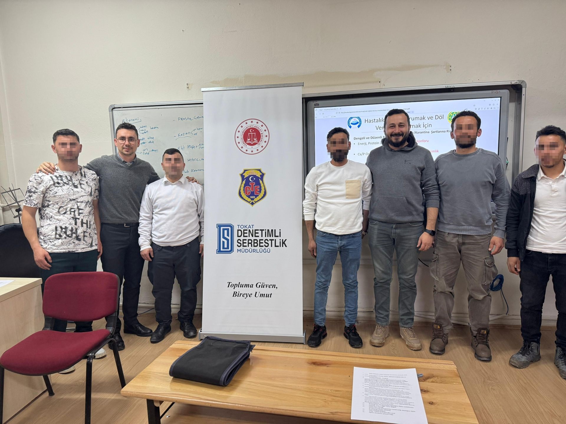 Tokat Denetimli Serbestlik Yükümlüleri "Sürü Yönetimi" Sertifikasıyla Kendi İşinin Patronu Olmaya Hazırlanıyor!