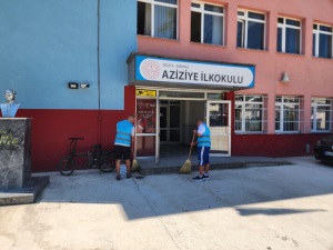 KAMU HİZMETİ YÜKÜMLÜLERİNDEN YAZ TEMİZLİĞİ...