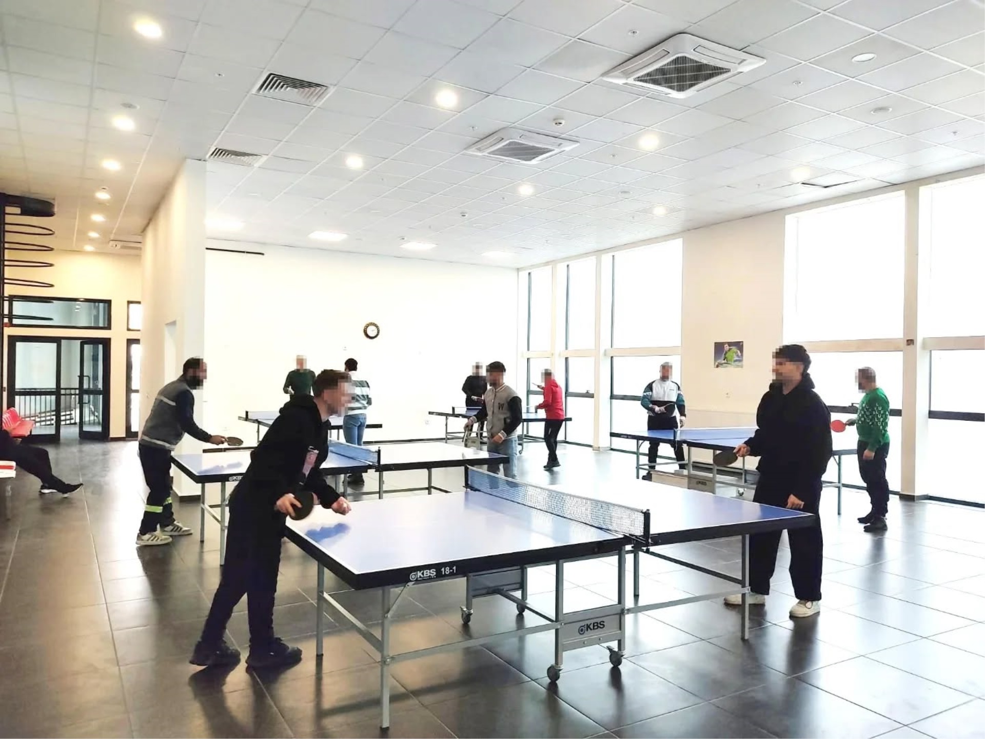 Masa tenisi etkinliği gerçekleştirildi.