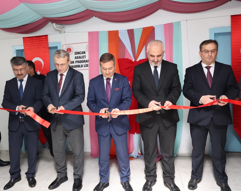 SİNCAN ADALET ÇPAL VE SOSYAL MARKET AÇILIŞ