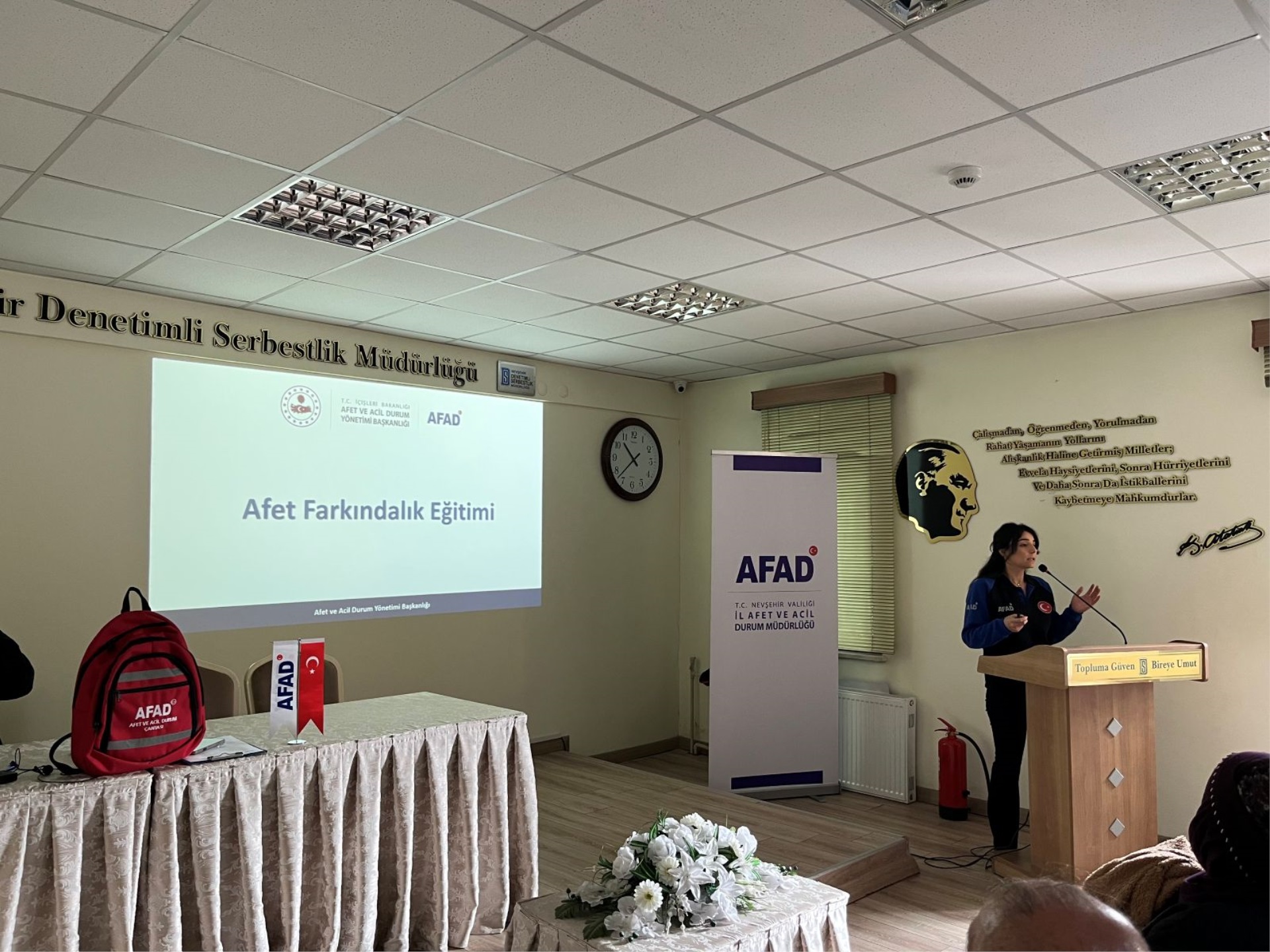  AFET FARKINDALIK EĞİTİMİ KONULU SEMİNER DÜZENLENDİ