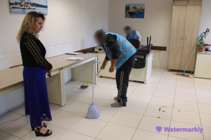 Mersin Halk Eğitim Merkezi iş birliğinde devam eden Ev ve Kurum Temizliği Kursu;