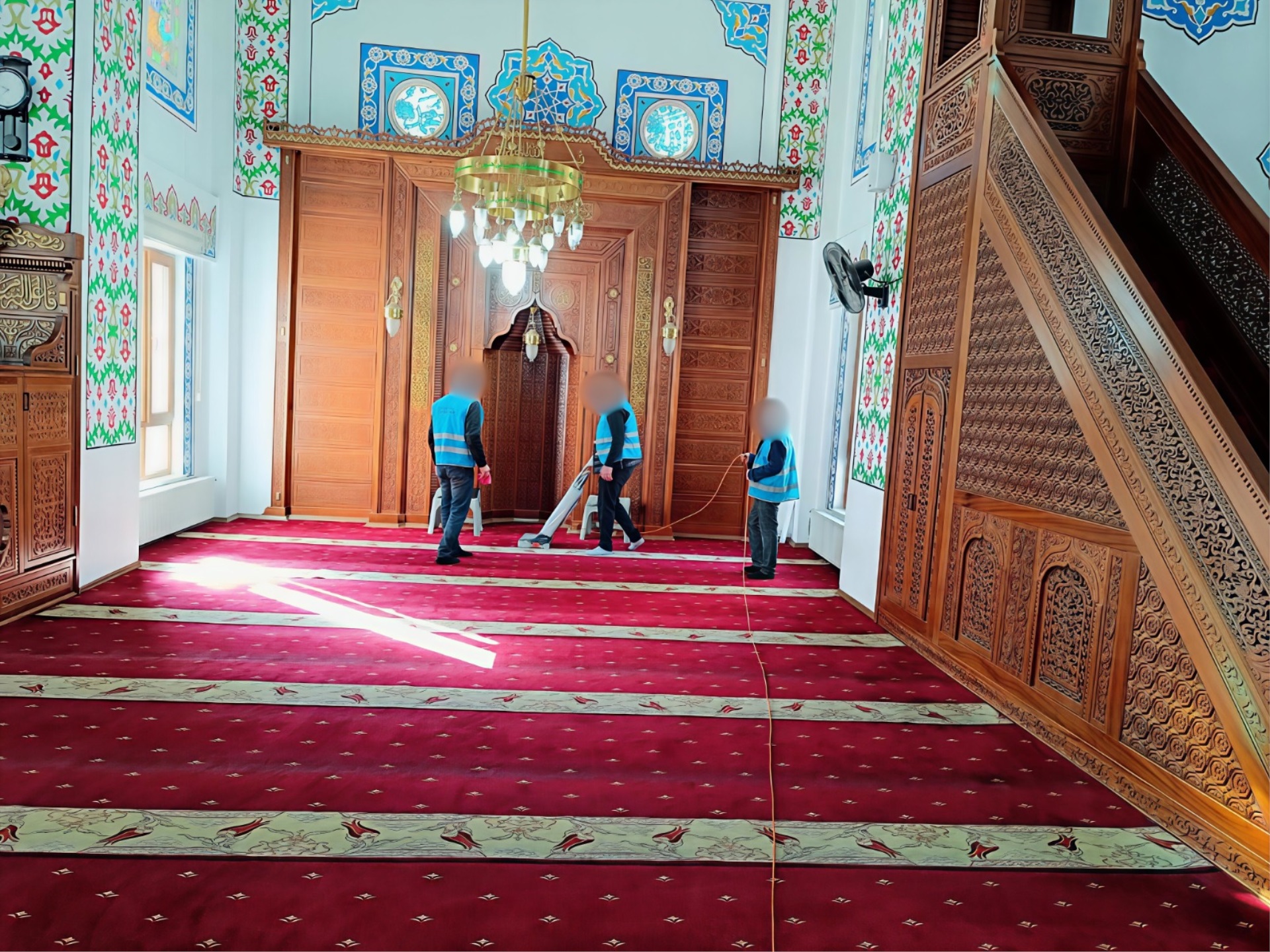 Ramazan Ayı Münasebetiyle Cami Temizliği Gerçekleştiriliyor