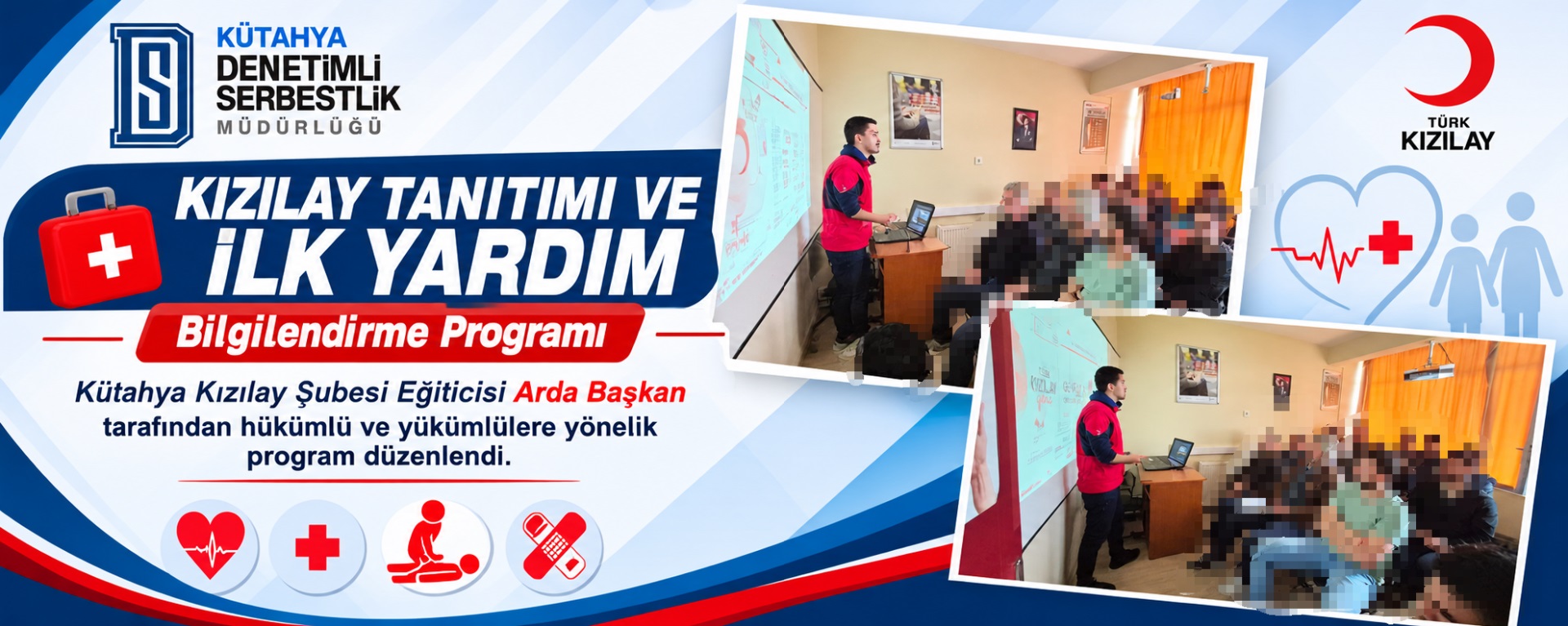 Kızılay Tanıtımı ve İlk Yardım Programı Düzenlendi.