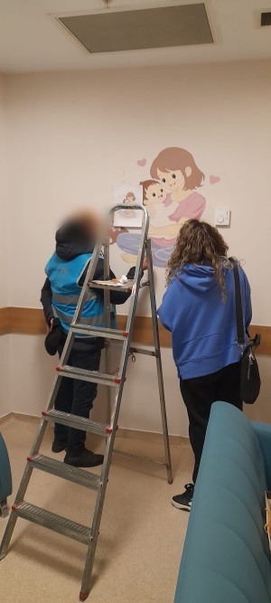 15 Temmuz Kadın Doğum Hastanesinde Boya Uygulaması