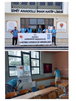 KOCAELİ’DE YÜKÜMLÜLER YAZ TATİLİNDE EĞİTİME DESTEK SAĞLADI