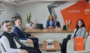 KADIN VE DEMOKRASİ VAKFI (KADEM) KOCAELİ İL TEMSİLCİSİ ASUMAN SERT ERTURAN’I ZİYARET ETTİ.