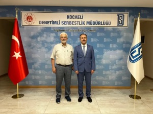 KOCAELİ YEŞİLAY ŞUBE BAŞKANI KOCAELİ DENETİMLİ SERBESTLİK MÜDÜRLÜĞÜNÜ ZİYARET ETTİ. 