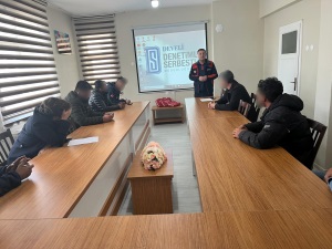 Yükümlülere Yönelik "Doğal Afetler" konulu  seminer verildi