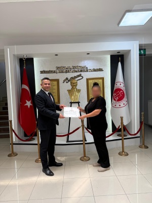 Sertifika Almaya Hak Kazanan Yükümlülere Sertifikaları Verildi.