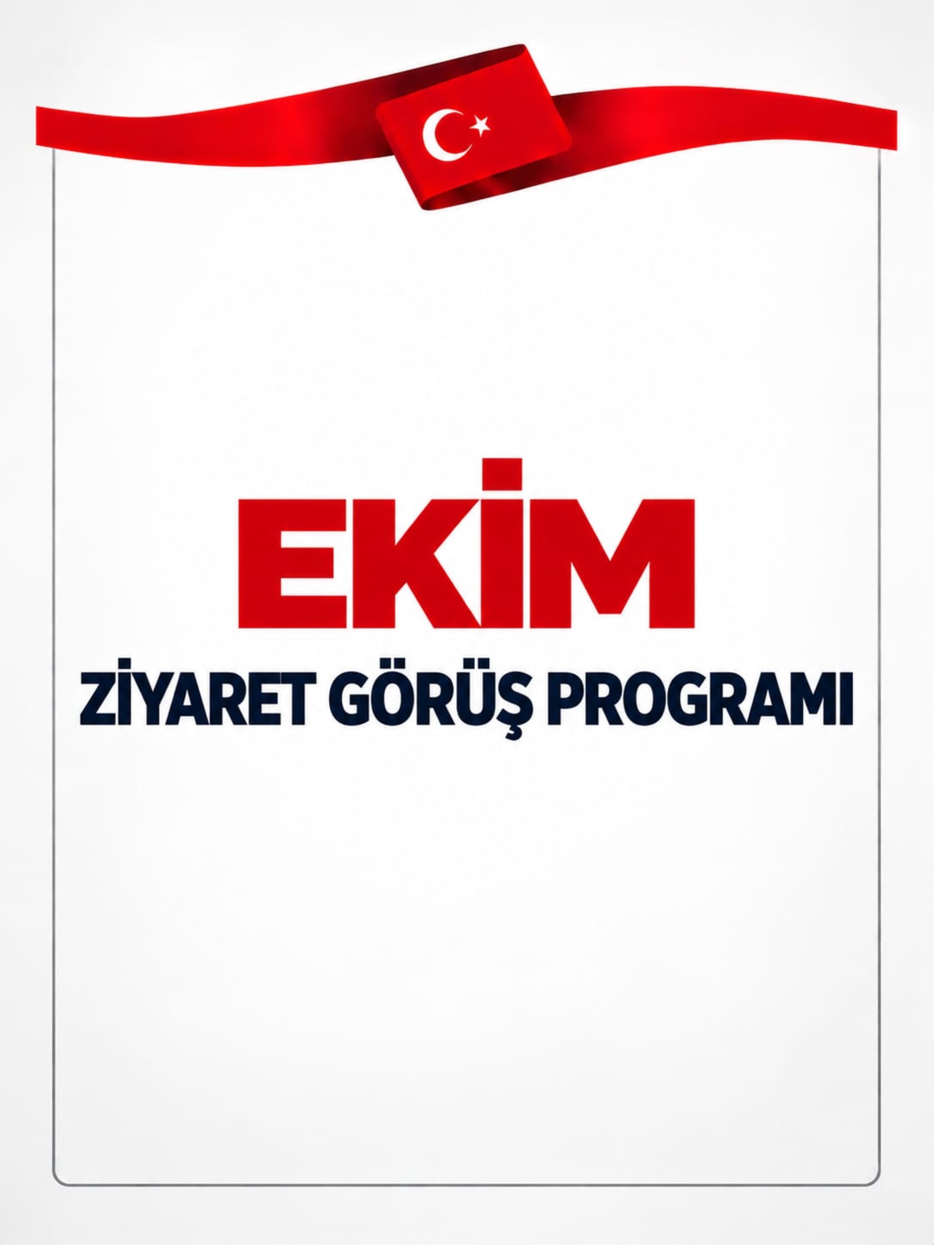 EKİM AYI ZİYARET GÖRÜŞ PROGRAMI.