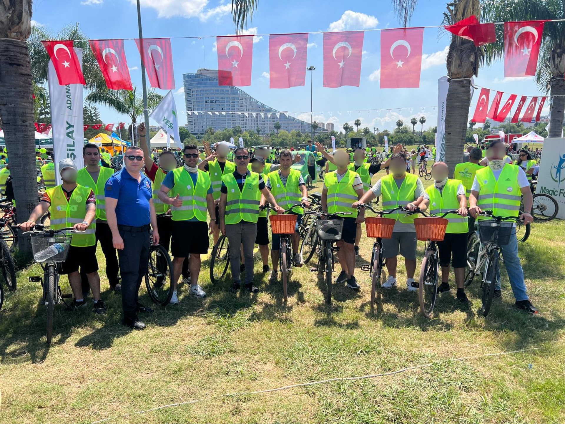 Hükümlüler, Yeşilay’ın Geleneksel Bisiklet Turu’nda Pedalladı