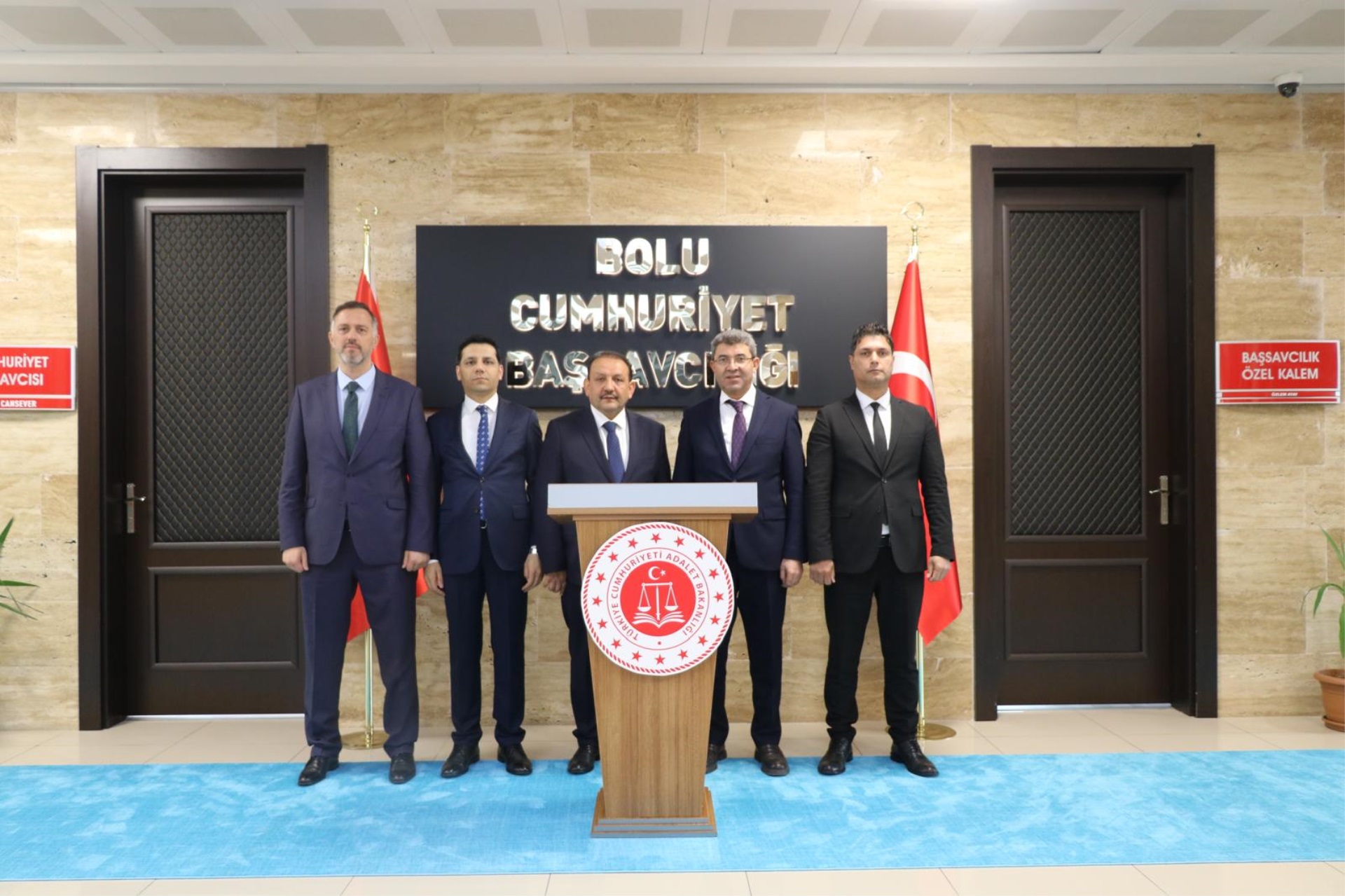 HSK Başkanvekilimiz Sayın Fuzuli Aydoğdu ve HSK Teftiş Kurulu Başkanımız Sayın Ali Erdem Bolu Adliyesini Ziyaret etti